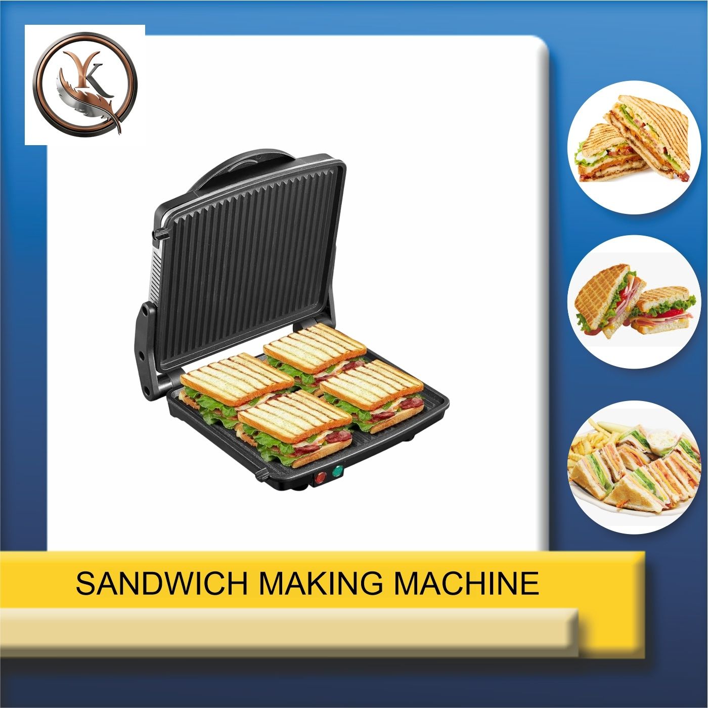 vertical sandwich making machine